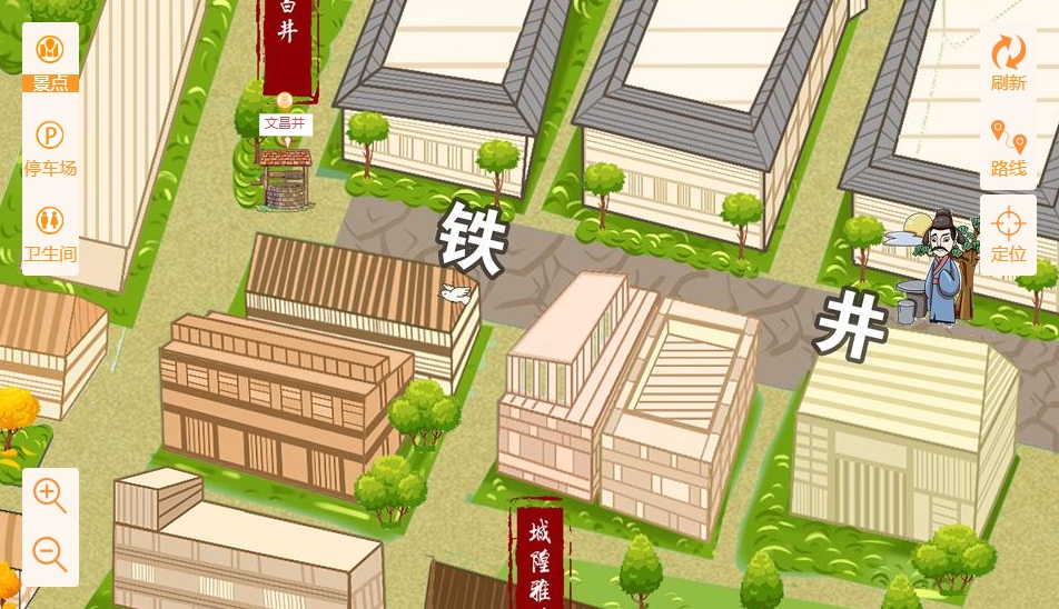 定远智慧景区：手绘地图与语音导览的完美融合